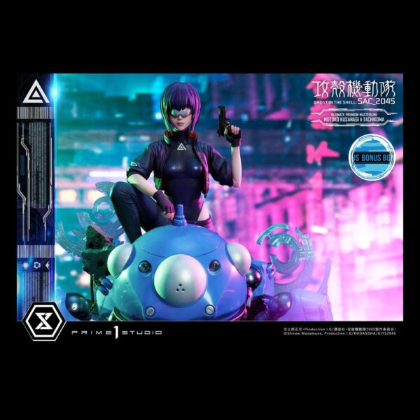 Descubre el apasionante mundo de Estatua Kusanagi and Tachikoma Bonus Version.