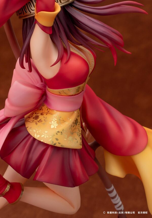 Descubre el apasionante mundo de Estatua Long Kui Crimson Guardian Princess.