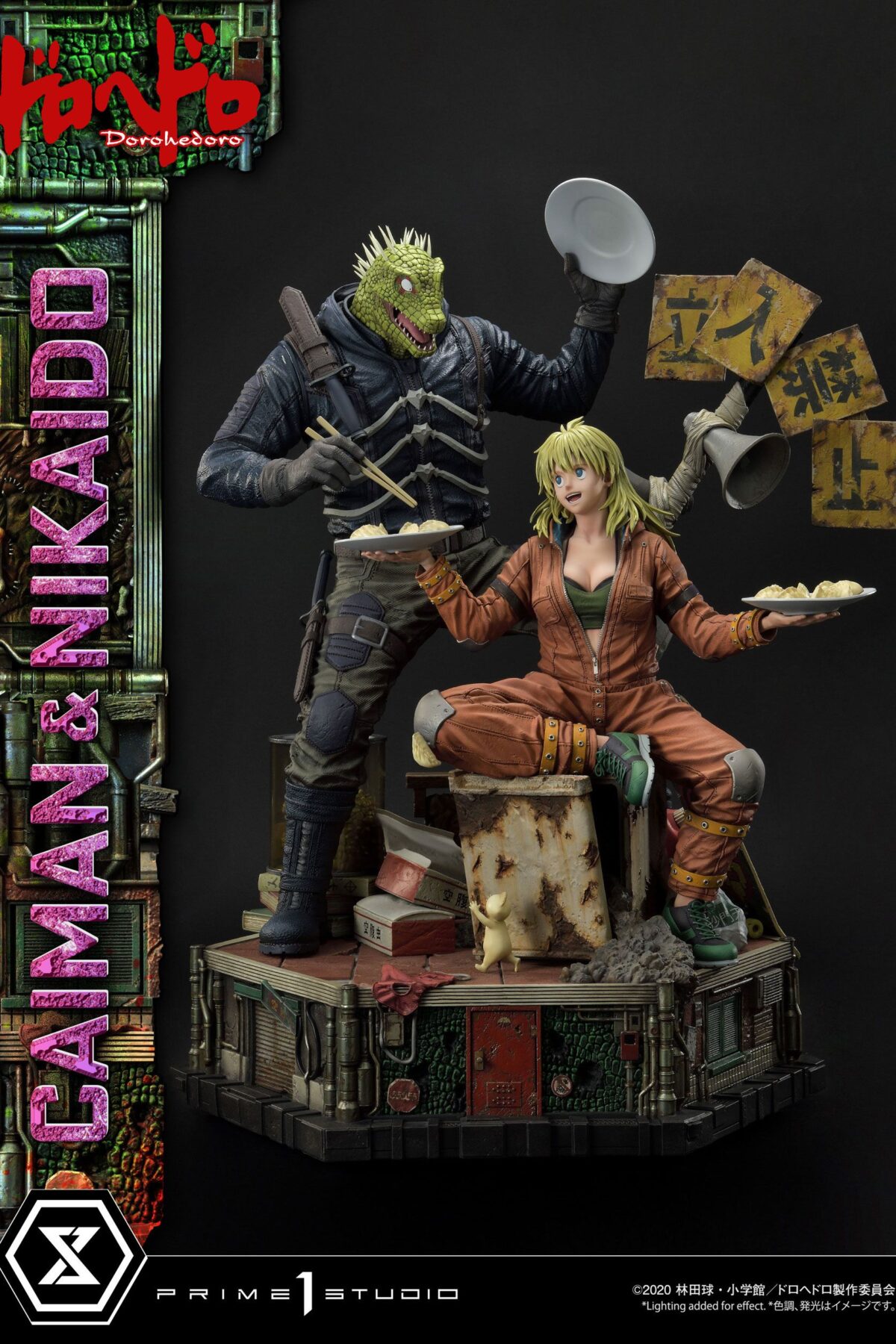 Descubre el apasionante mundo de Estatua Caiman y Nikaido Dorohedoro.