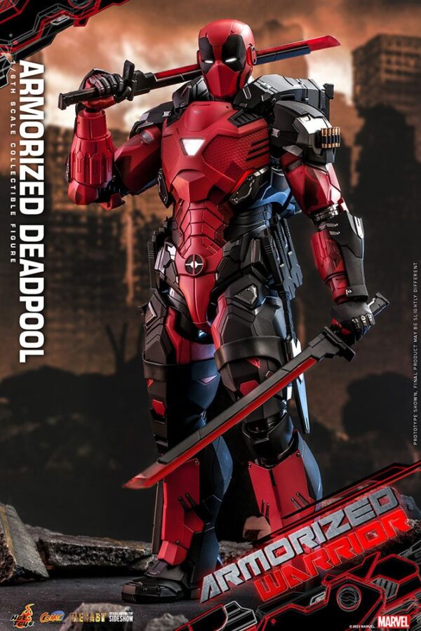 Figura Armorized Deadpool Marvel Comic