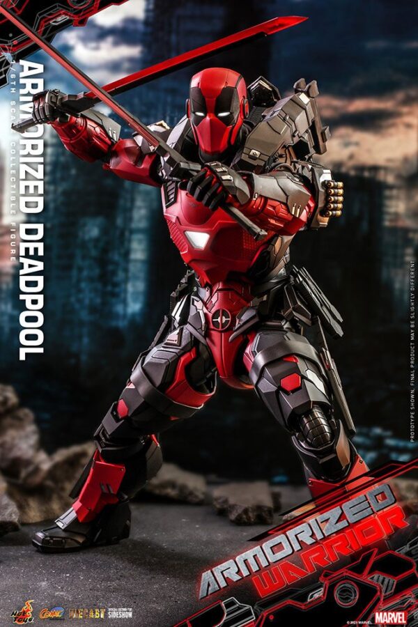 Figura Armorized Deadpool Marvel Comic