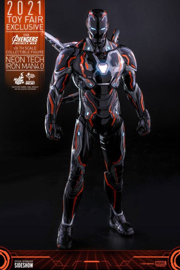 Figura Iron Man Neon Tech Fair