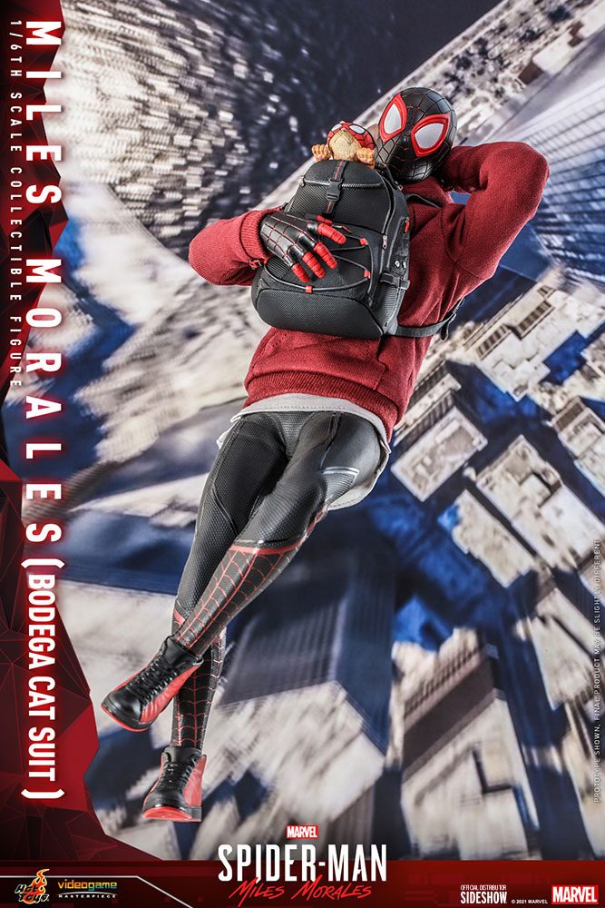 Figura Spiderman Miles Morales Cat Suit