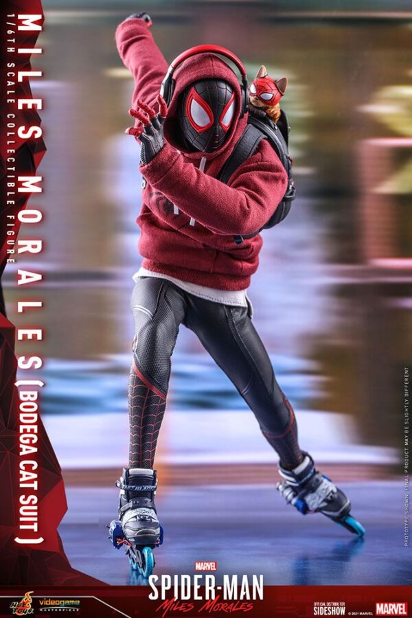 Figura Spiderman Miles Morales Cat Suit