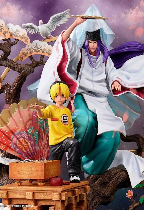 Estatua Shindou Hikaru y Fujiwara