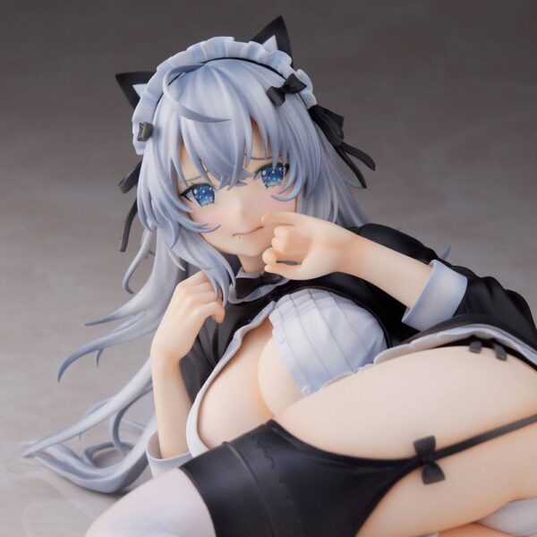 Descubre el apasionante mundo de Estatua Komashiro Illustration Meido Nyanko.