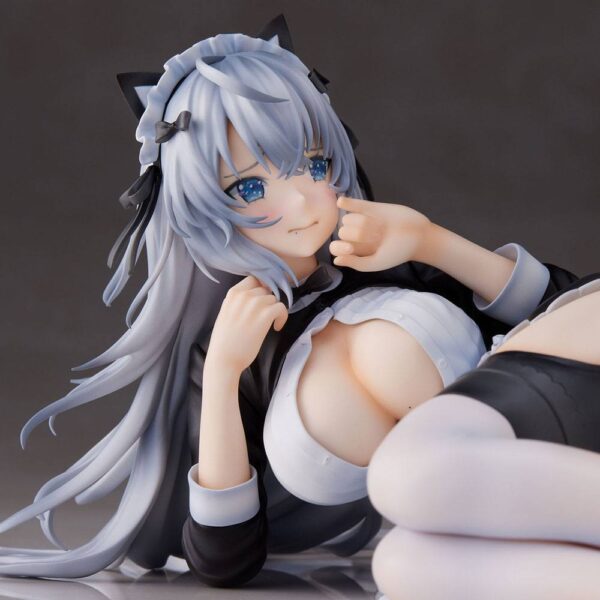 Descubre el apasionante mundo de Estatua Komashiro Illustration Meido Nyanko.