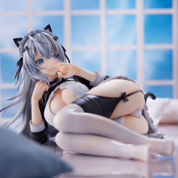 Descubre el apasionante mundo de Estatua Komashiro Illustration Meido Nyanko.