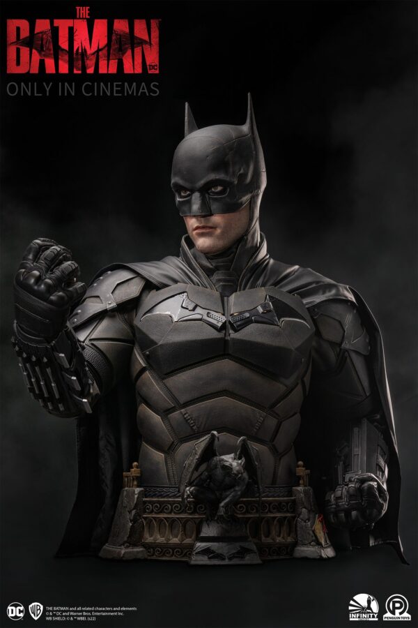 Descubre el apasionante mundo de Busto The Batman tamaño natural.