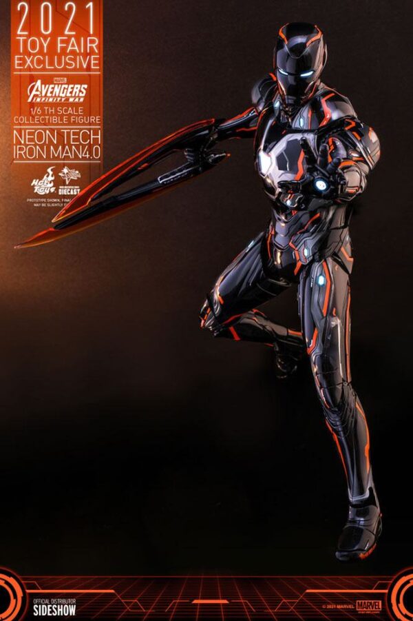 Figura Iron Man Neon Tech Fair