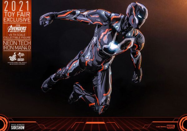 Figura Iron Man Neon Tech Fair