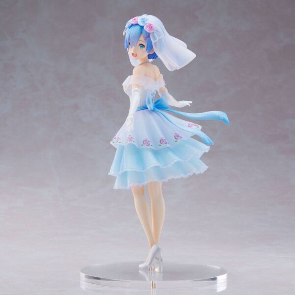 Estatua Rem Wedding 26cm » Tu Tienda Anime Descubre el apasionante mundo de Estatua Rem Wedding 26cm.