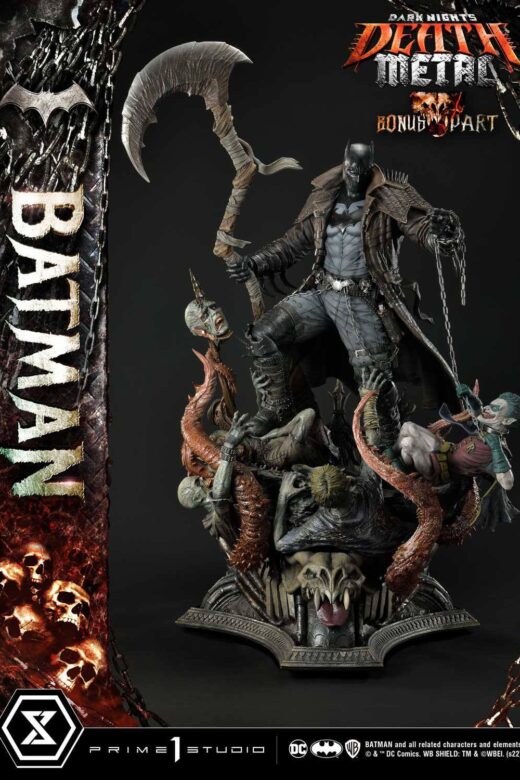 Descubre el apasionante mundo de Estatua Death Metal Batman Deluxe.