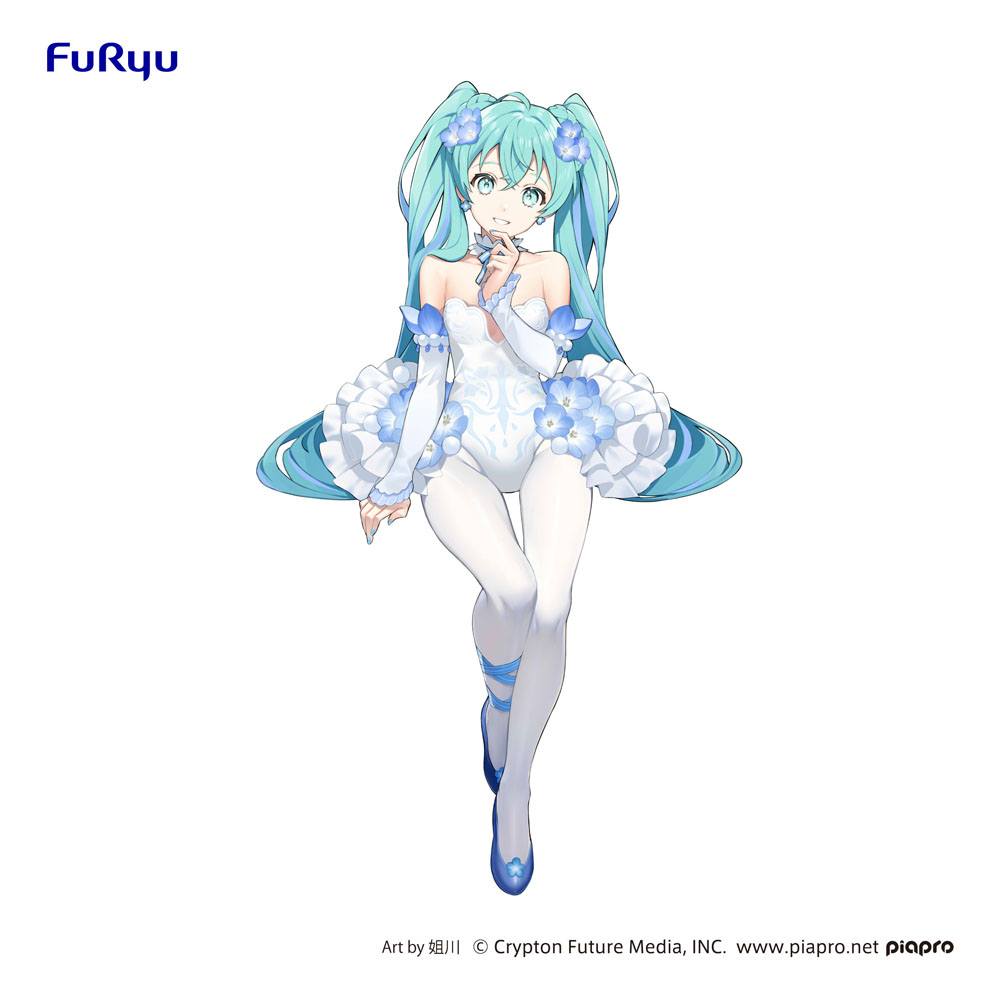 Estatua Hatsune Miku Flower Fairy Nemophila