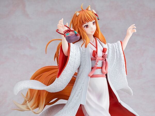 Descubre el apasionante mundo de Estatua Wise Wolf Holo Wedding Kimono.