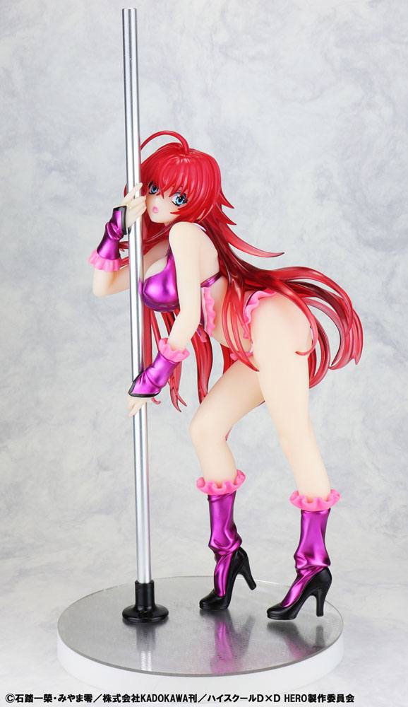 Estatua Rias Gremory Pole Dance Purple