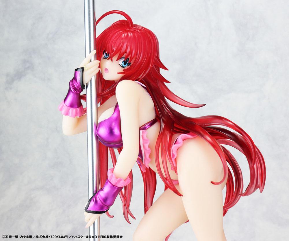 Estatua Rias Gremory Pole Dance Purple