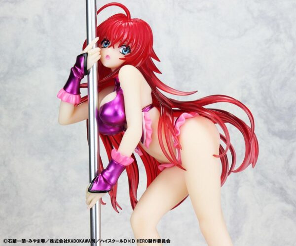 Estatua Rias Gremory Pole Dance Purple