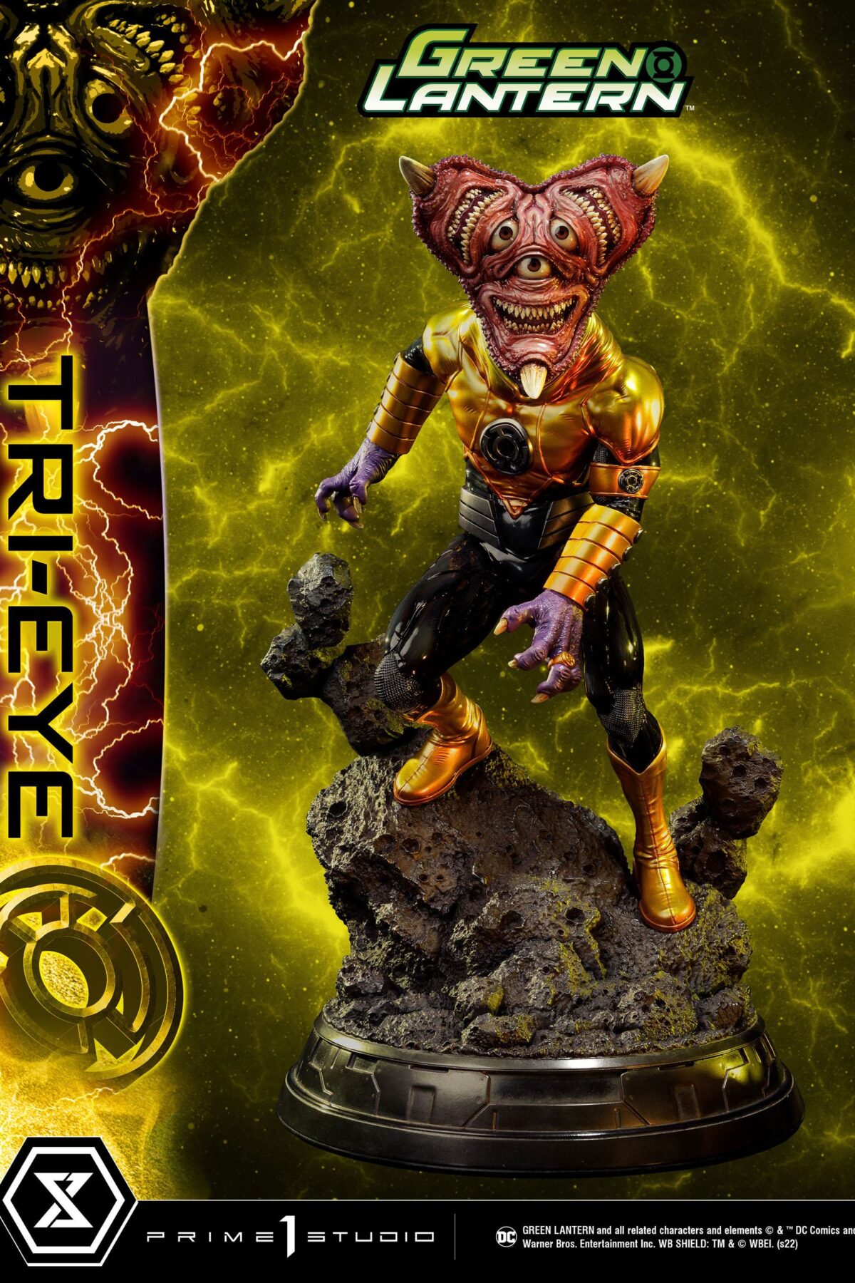 Descubre el apasionante mundo de Estatua Sinestro Corps Tri-Eye.