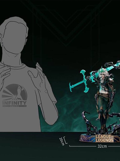 Descubre el apasionante mundo de Estatua League of Legends Viego 35cm.