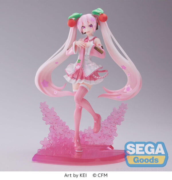 Estatua Luminasta Sakura Miku 2023