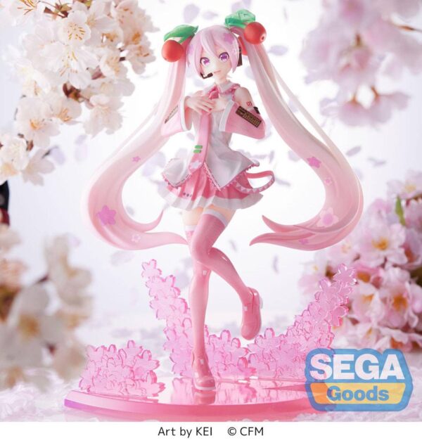 Estatua Luminasta Sakura Miku 2023