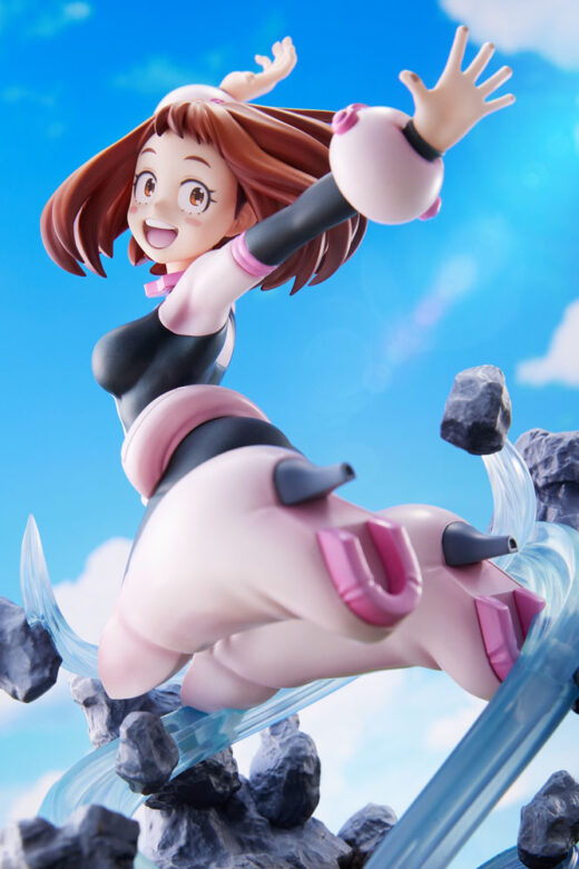 Descubre el apasionante mundo de Estatua Ochaco Uraraka 23cm.