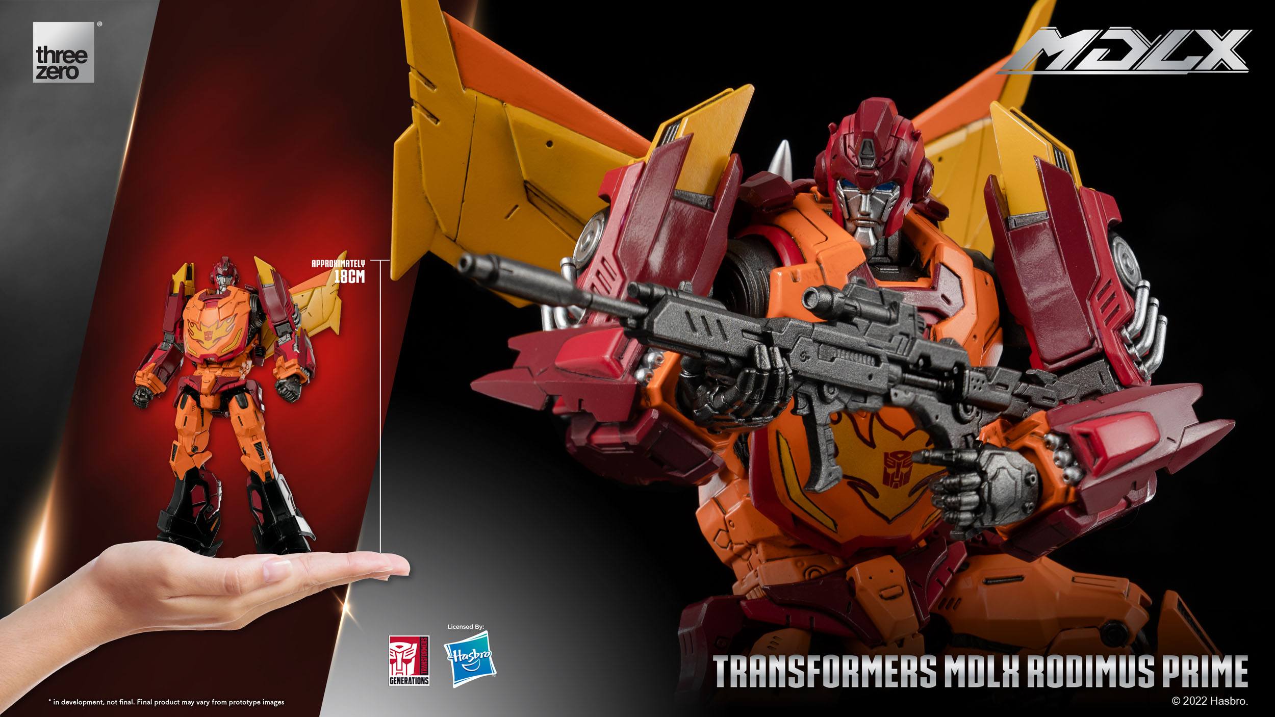 Figura Transformers MDLX Rodimus Prime