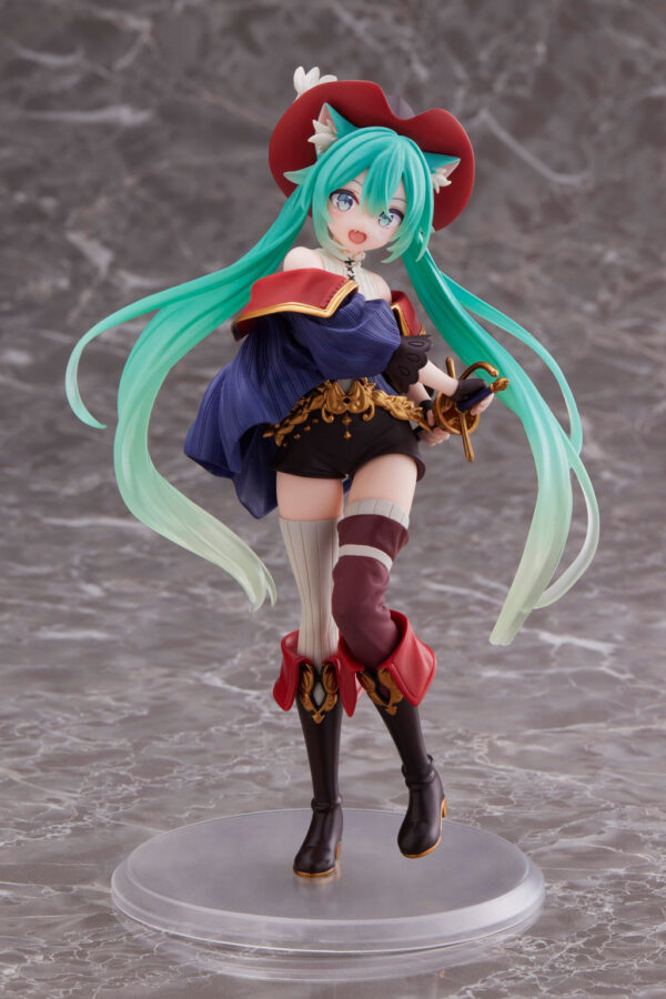 Estatua Hatsune Miku Puss in Boots