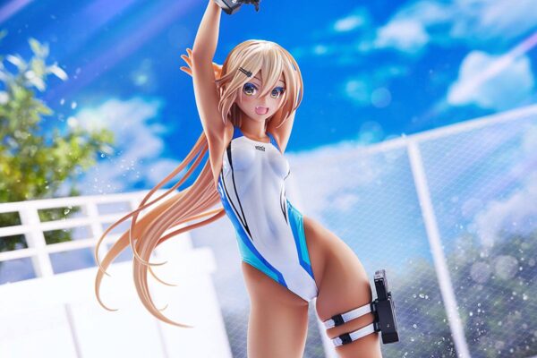 Descubre el apasionante mundo de Estatua Kouhai-chan Swim Club Blue Swimsuit.
