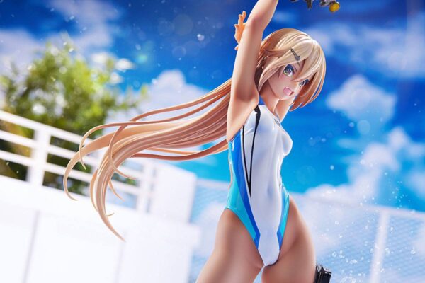 Descubre el apasionante mundo de Estatua Kouhai-chan Swim Club Blue Swimsuit.