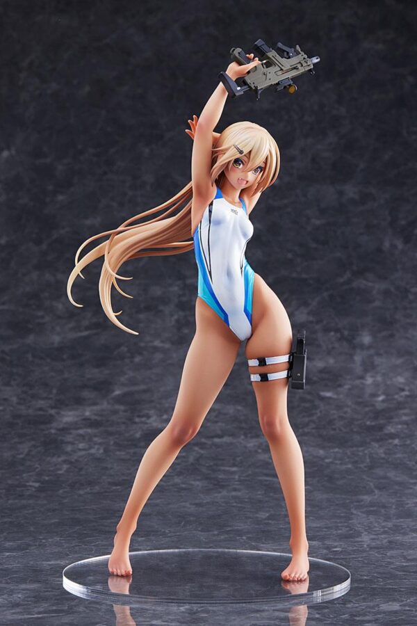 Descubre el apasionante mundo de Estatua Kouhai-chan Swim Club Blue Swimsuit.