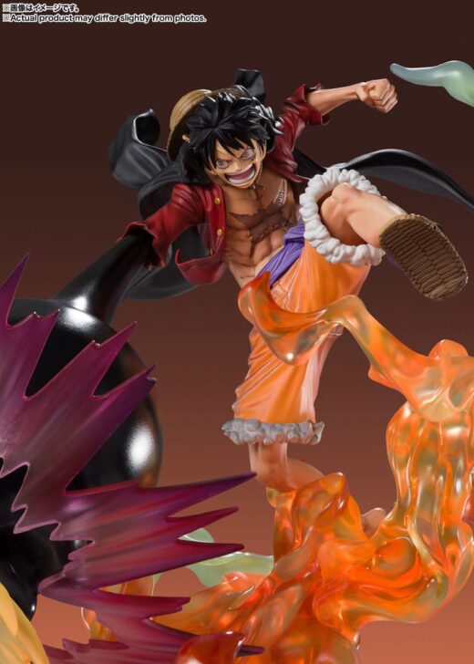 Estatua FiguartsZERO Luffy Red Roc