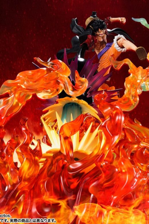 Estatua FiguartsZERO Luffy Red Roc