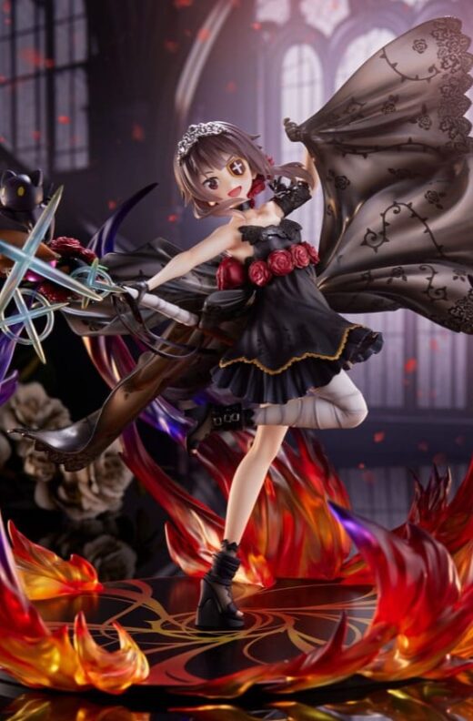 Estatua Megumin Black Rose Dress Version