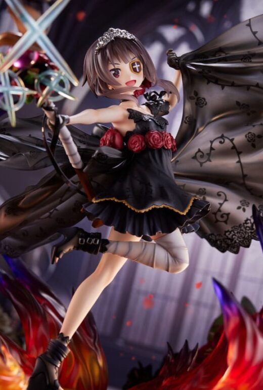 Estatua Megumin Black Rose Dress Version