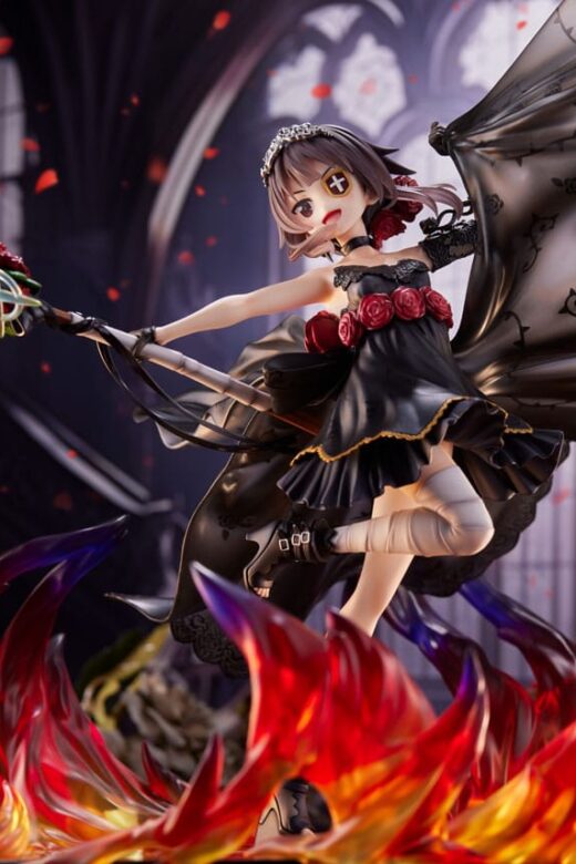 Estatua Megumin Black Rose Dress Version