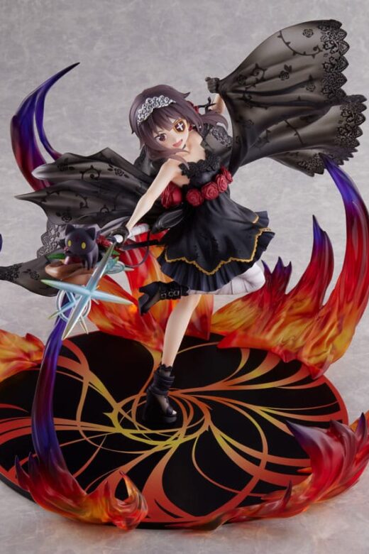 Estatua Megumin Black Rose Dress Version