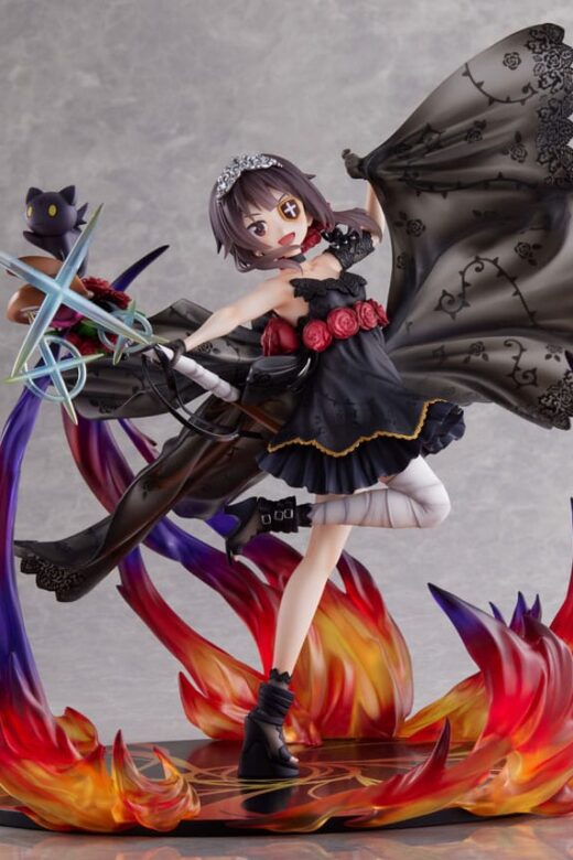 Estatua Megumin Black Rose Dress Version