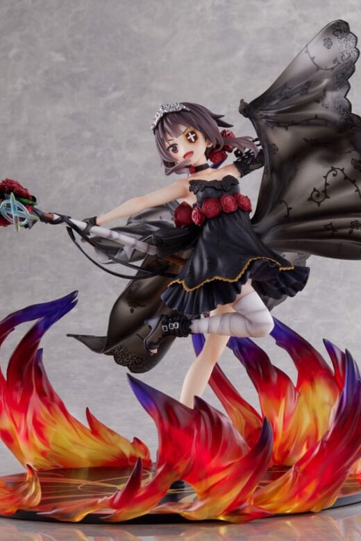 Estatua Megumin Black Rose Dress Version