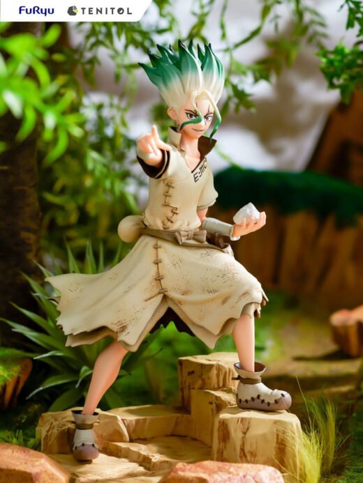 Estatua Dr Stone Senku Ishigami 28 cm