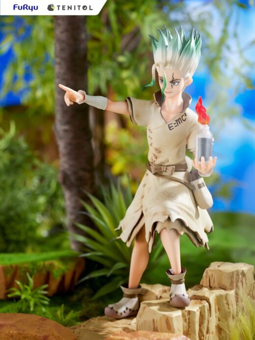 Estatua Dr Stone Senku Ishigami 28 cm