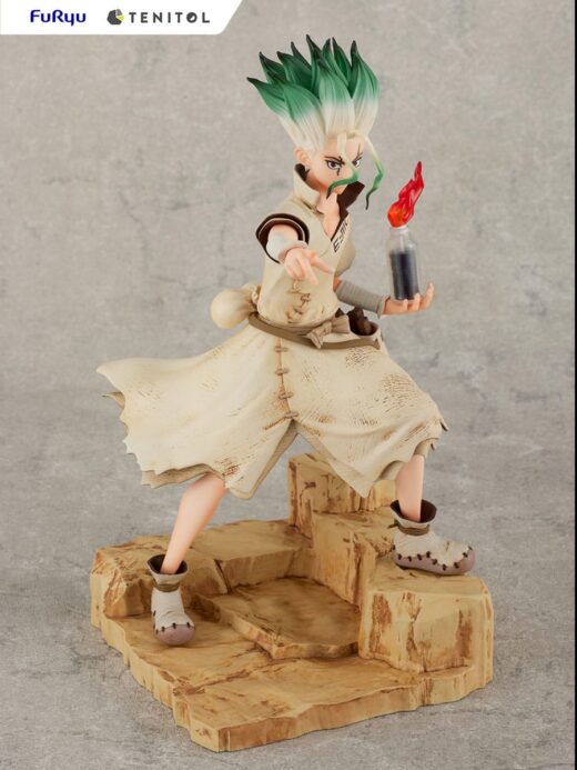 Estatua Dr Stone Senku Ishigami 28 cm