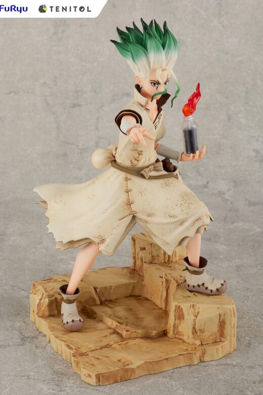 Estatua Dr Stone Senku Ishigami 28 cm