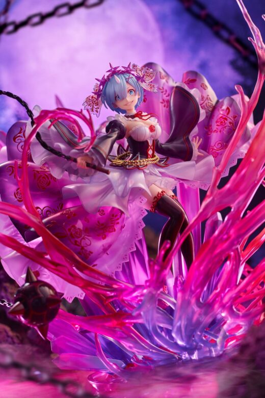 Estatua Re Zero Oni Rem Crystal Dress Version