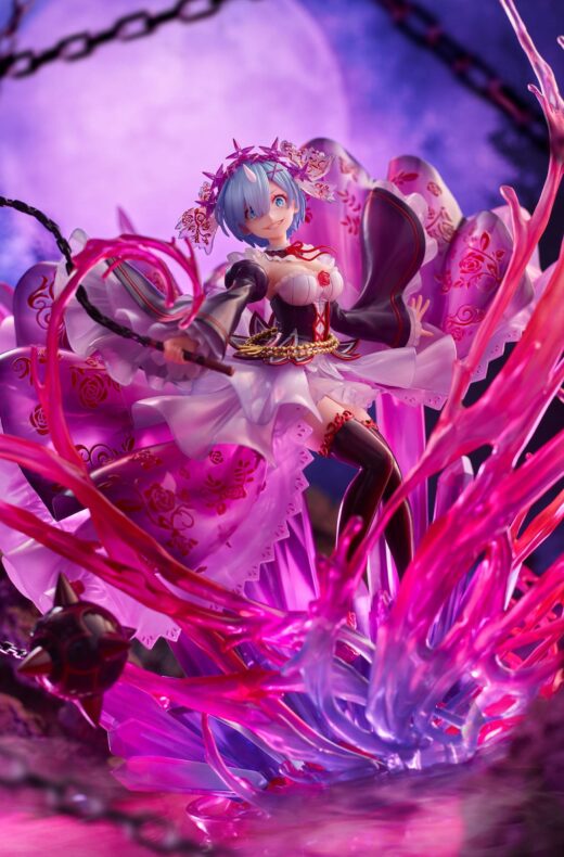 Estatua Re Zero Oni Rem Crystal Dress Version