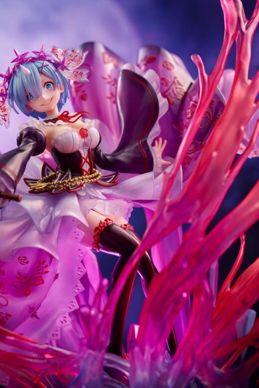 Estatua Re Zero Oni Rem Crystal Dress Version