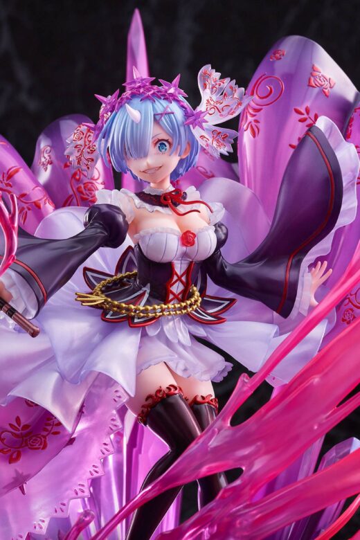 Estatua Re Zero Oni Rem Crystal Dress Version