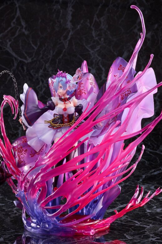 Estatua Re Zero Oni Rem Crystal Dress Version