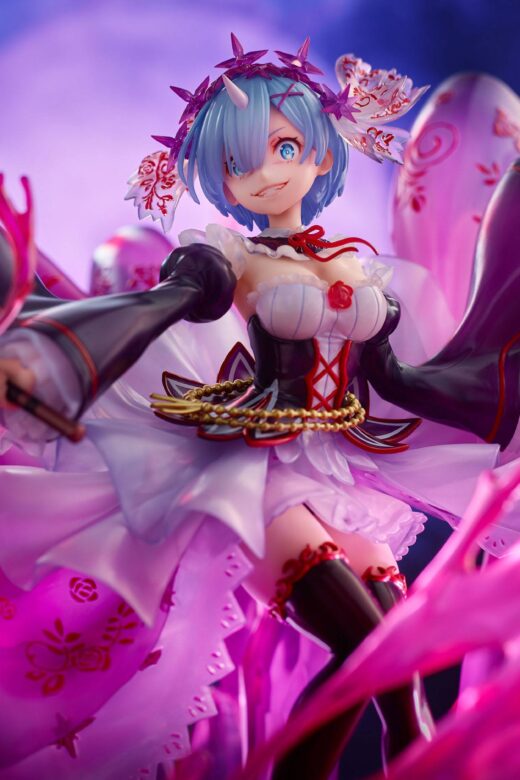 Estatua Re Zero Oni Rem Crystal Dress Version